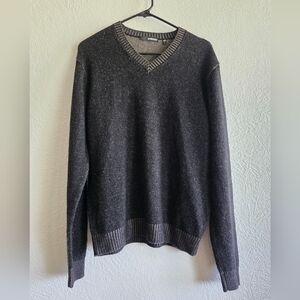 Murano Charcoal V-Neck Sweater